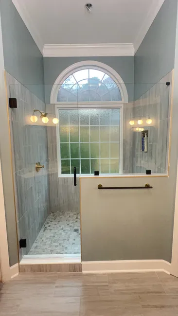 Shower Glass Door Install