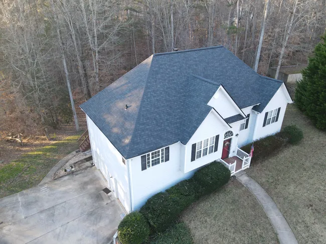 We service all of North Georgia. Look at this home we repaired and reroofed in Jasper.