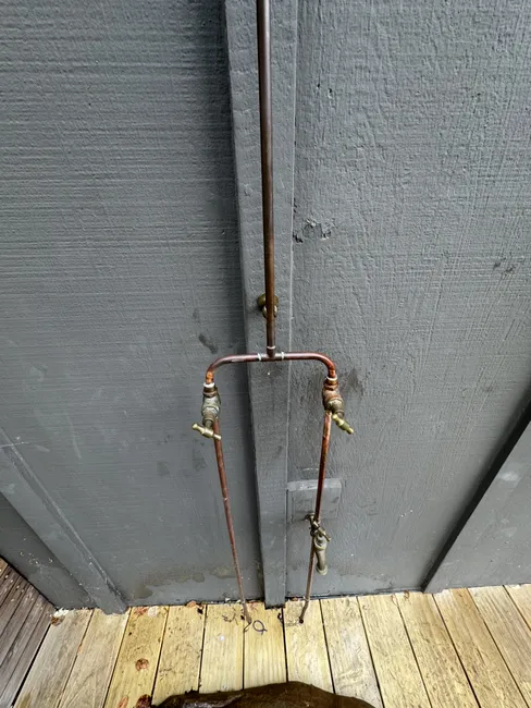 Re-Solder Outside Shower Fittings