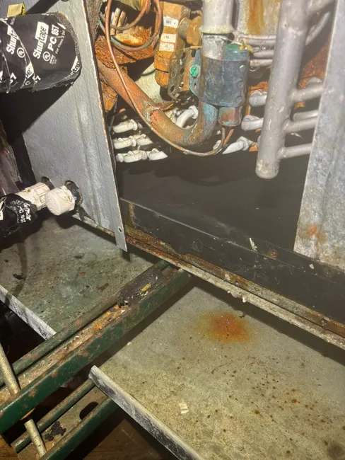 Clogged Drain Line & Drain Pan