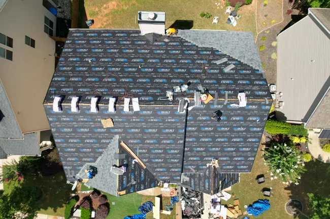 Insurance Approved Roof Replacement. Repair and Replace with only deductible out of pocket for client.