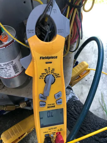 photo at Georgetown, TX on Jun 12, 2023: Cooling Check, 11 year old 3.5 ton Carrier Air Handler and Heat Pump system, Heat Pump was starting photo at Georgetown, TX on Jun 12, 2023: Cooling Check, 11 year old 3.5 ton Carrier Air Handler and Heat Pump system, Heat Pump was starting