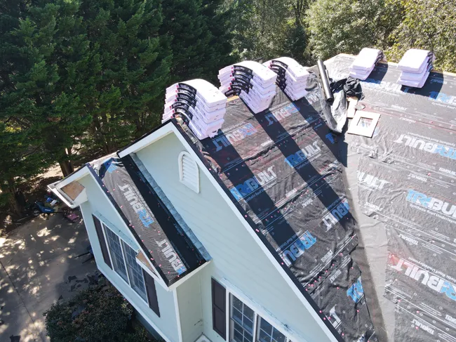 We installed this quarry gray roof for a valued customer in Canton. We love seeing our customers happy!
