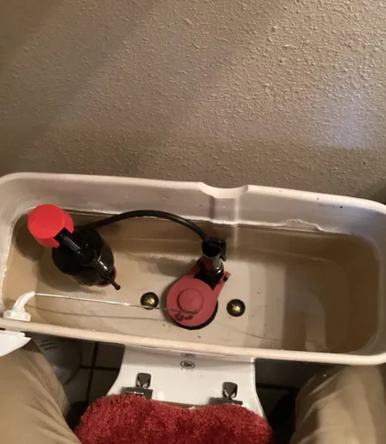 photo at Fredericksburg, TX on Mar 11, 2026: A leaking toilet in the master bathroom was disrupting the household. We rebuilt the toilet due to photo at Fredericksburg, TX on Mar 11, 2026: A leaking toilet in the master bathroom was disrupting the household. We rebuilt the toilet due to