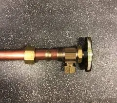 Removed And Replaced Fixture Shut Off Valves