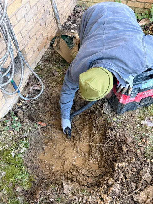 We replaced 65 feet of the main water line in Chattanooga, ensuring a reliable water supply for the home. Thank you, April!