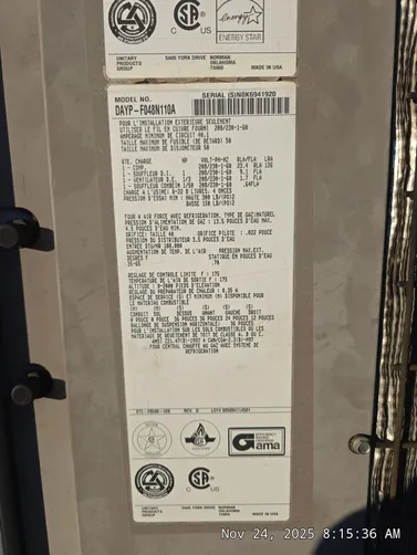 photo at Hurricane, UT on Nov 24, 2025: A malfunctioning furnace prompted a visit to determine the issue with the heating system. We arrive