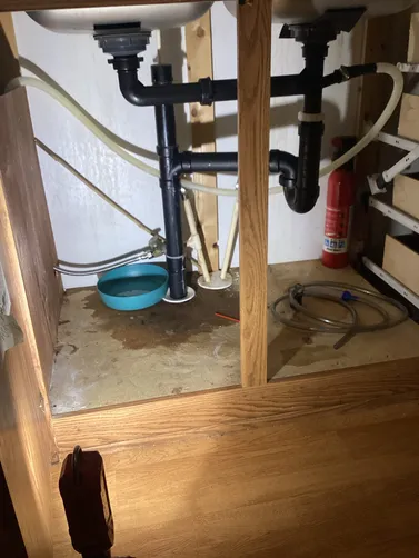 photo at Kerrville, TX on Jan 16, 2026: A significant leak from the shut-off valve under the kitchen sink needed immediate attention. We re photo at Kerrville, TX on Jan 16, 2026: A significant leak from the shut-off valve under the kitchen sink needed immediate attention. We re