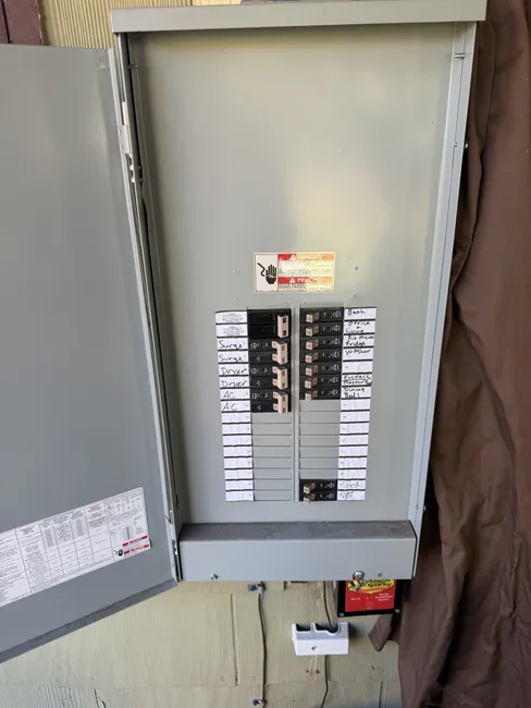 Dimming lights during microwave use prompted a full inspection, resulting in a stable power supply for the home.