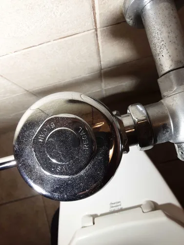 photo at Houston, TX on Nov 04, 2025: A persistent leak from the urinal flasometer was identified, necessitating a rebuild. Additionally,