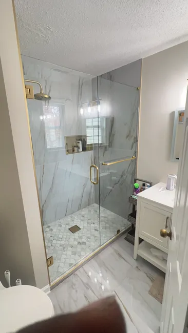 Glass Shower Door Install