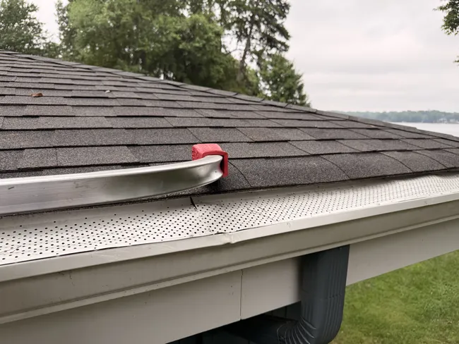 At a condominium in Davidson, we repaired damaged gutters, ensuring proper water flow and protection.