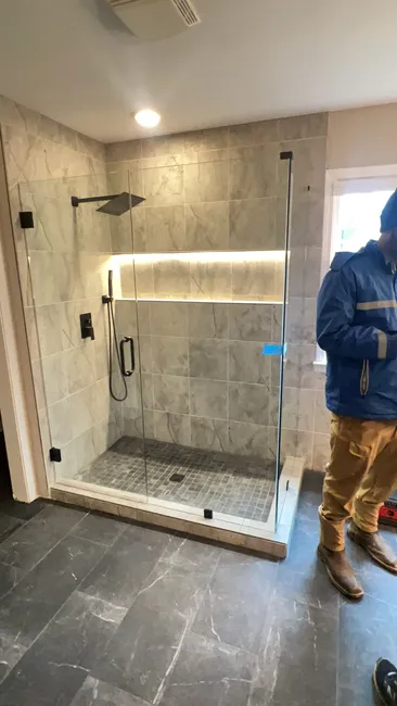 Shower Door Installation
