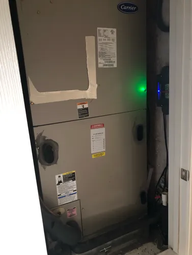 photo at Georgetown, TX on Jun 12, 2023: Cooling Check, 11 year old 3.5 ton Carrier Air Handler and Heat Pump system, Heat Pump was starting photo at Georgetown, TX on Jun 12, 2023: Cooling Check, 11 year old 3.5 ton Carrier Air Handler and Heat Pump system, Heat Pump was starting