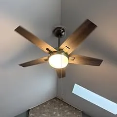 Install Ceiling Fan And Outside Light Fixture