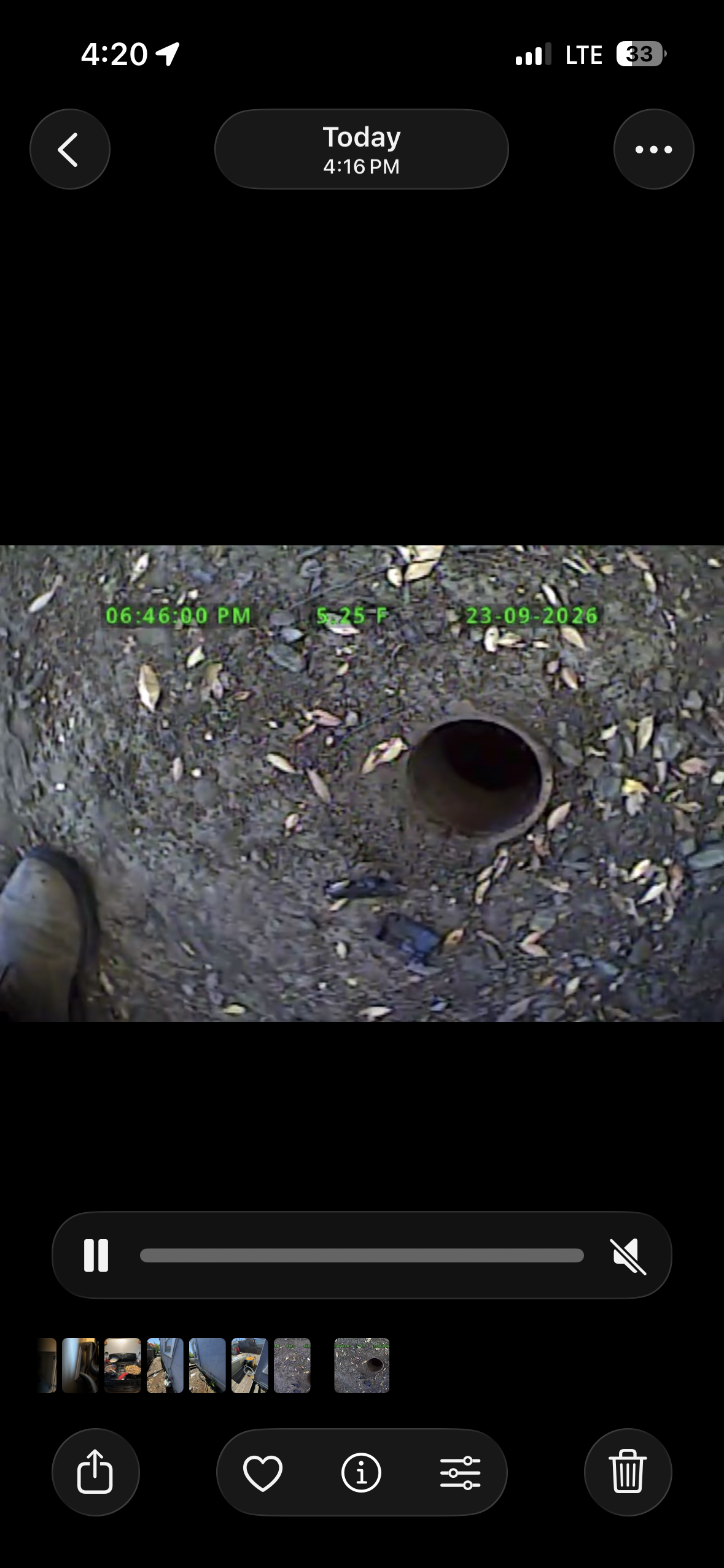Sewer lateral camera inspection in Novato