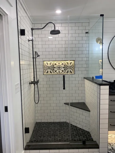We can install the perfect glass shower doors for your home! No matter the angle or size, we have you covered. Call S & B Glass for your estimate today!
Our glass experts are passionate about the glass replacement work that we perform for our clients. We offer free estimates and same-day services. With 10+ years of experience and hundreds of happy customers, we install all forms of glass and have earned the reputation of being a trusted & reliable Metro-Atlanta glass company.
S & B Glass & Windows
190 Promenade Parkway,
Fayetteville, GA 30214.
We design, create and install all types of glass products in the Fayetteville, Peachtree City, Newnan and surrounding Metro Atlanta Area.