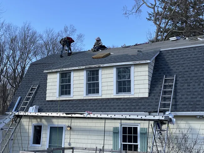 I installed architectural shingle, a wood, zinc strip for algae resistant new facia boards
