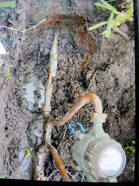 In Port Arthur, a new connection was installed from the property to the city water meter, ensuring reliability and compliance.