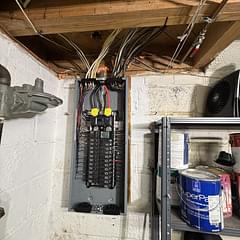Corroded electrical panel replacement in Springfield, VA