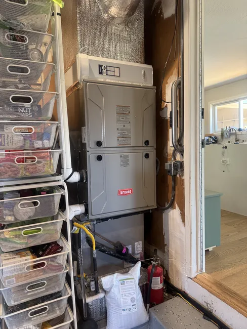We optimized the home's heating with a new heat pump, enhancing efficiency and comfort for the family.